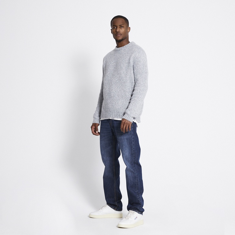 Knit sweater "Brook" Grey Melange